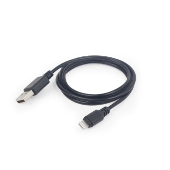 USB kabal za punjenje iphona, crni, 1 m