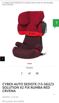 Auto sjediste Cybex  