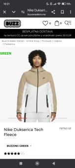 Dukserica Nike Dukserica Tech Fleece (L)