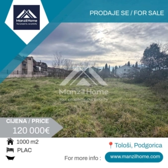 Plot, 1000m2, Tološi, For Sale