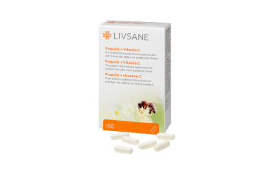 LIVSANE Propolis + Vitamin C Caps A60
