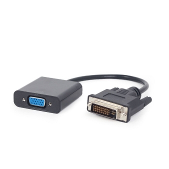 Adapter DVI-D male na VGA 15-pin female, black