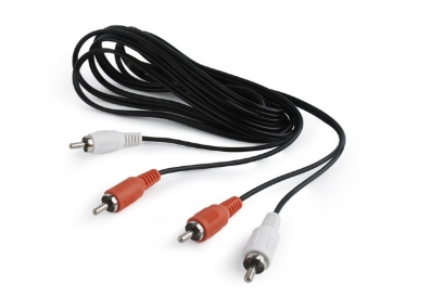 RCA stereo audio cable, 3 m