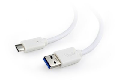USB 3.0 AM to Type-C cable (AM/CM), 1.8 m, white