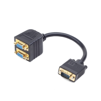 VGA extension 2 x HD15F/HD15M splitting cable