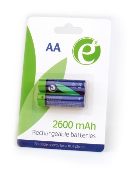 Punjive AA baterije, 2600mAh, 2kom u pakovanju, Ni-MH, Energenie