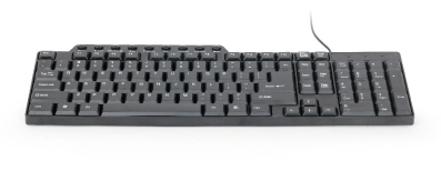 Multimedijalna tastatura US layout black USB, Gembird