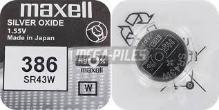 Maxell SR43W 1PC EU MF (386)