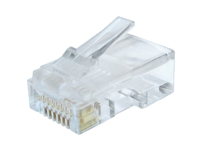 Modular plug 8P8C for solid CAT6 LAN cable, 100 kom pakovanje
