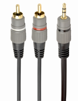 Kabal 3.5 mm stero na 2RCA, 2.5m