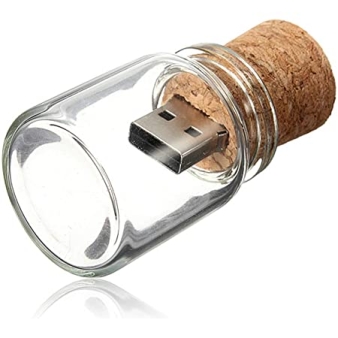 Ukrasna USB memorija - Staklena bocica