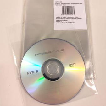 Naelonska folija za CD/DVD, Omega, 100kom pack
