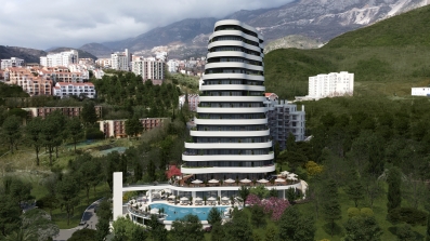 Prelep dvosoban stan u novoizgradjenom kompleksu Sky Line u Bečićima