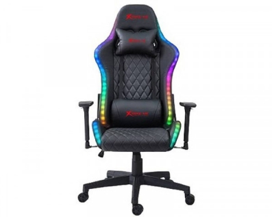 XTRIKE GC907 Gaming stolica crna RGB