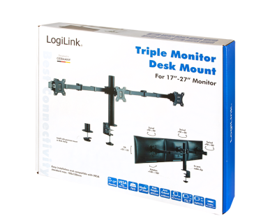 Držač za tri monitora, LogiLink