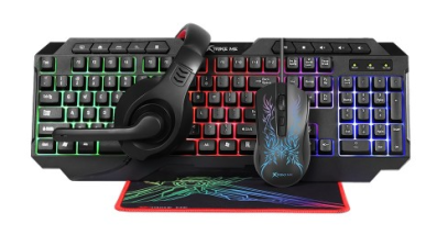Gaming set tastatura+miš+podloga+slušalice, Xtrike CM-411