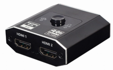 Dvosmjerni HDMI 4K svič, 2 porta, Gembird