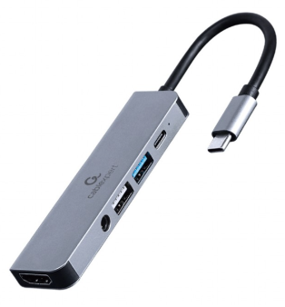 USB Type-C 5-u-1 multi-port adapter, Gembird