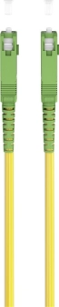Optički kabl (FTTH), Jednomodni (OS2) žuti, (Simpleks), 0.5m, Goobay