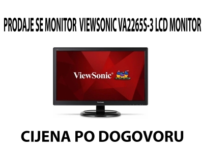 PRODAJEM MONITOR VIEWSONIC VA2265S-3 LCD