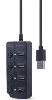 USB hub sa 4 porta i prekidacima