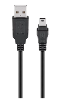 USB 2.0 Hi-Speed ​​kabel, crni
