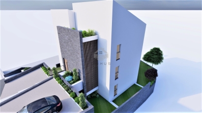 Plac 430m2 sa idejnim projektom, Tivat