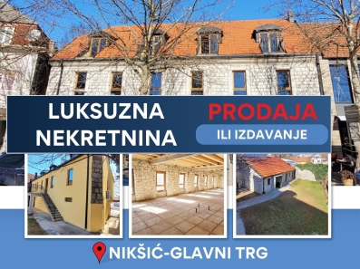 Luksuzna nekretnina sa dvorištem na glavnom gradskom trgu!