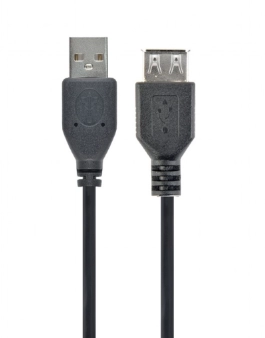 USB 2.0 produžni kabl, 0,75 m, crni