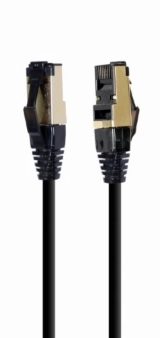 S/FTP Kat. 8 LSZH patch kabel, crni, 5 m