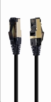 S/FTP Kat. 8 LSZH patch kabel, crni, 7,5 m