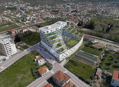 Prodaja stanova u ekskluzivnom kompleksu sa pogledom na more i zelenim površinama,Bar (jednosoban apartman 45m2)