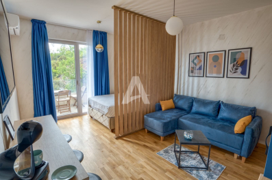 Izdavanje,Becici-MODERNO OPREMLJEN STUDIO APARTMAN (NA PERIOD DO 01.06.2025 )