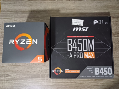 Maticna ploca i procesor B450M-A PRO MAX+RYZEN 5 1600AF