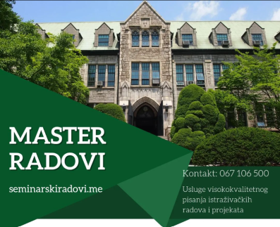 Izrađujem master i diplomske radove