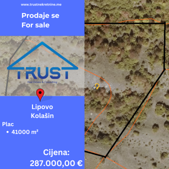 Plac, 41000 m2, Gornje Lipovo, Kolašin, Prodaja