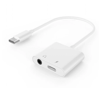 USB -C adapter na stereo AUX 3,5 mm + USB-C