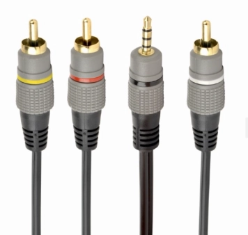 3,5 mm 4-pinski na RCA audio-video kabl, 1,5 m