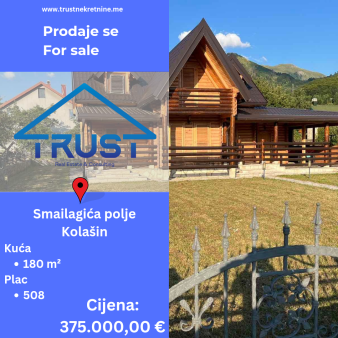 Kuca, 180 m2, Smailagica Polj, Kolasin, Prodaja