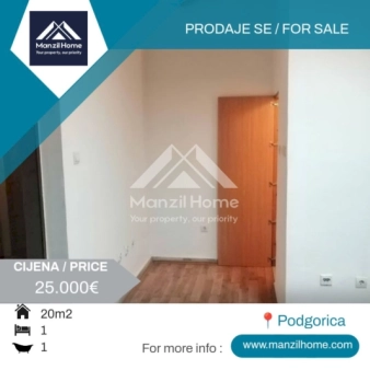 Poslovni prostor, 20m2, Kruševac, Podgorica, Prodaja