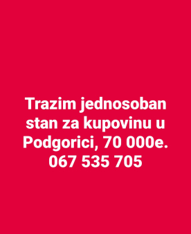 Trazim stan za kupovinu