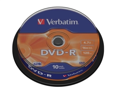 VERBATIM DVD-R 4,7GB 16X 1/10