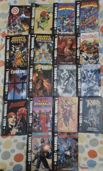 Stripovi - LOT CK Best of Marvel, DC GOLD, FIBRA Batman