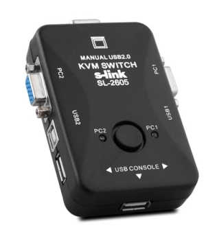 KWM switch 2 PORT, SL-2605, S-Link