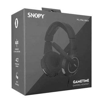 Gaming slušalice sa mikrofonom, crne, Snopy SN-8800 Gametime