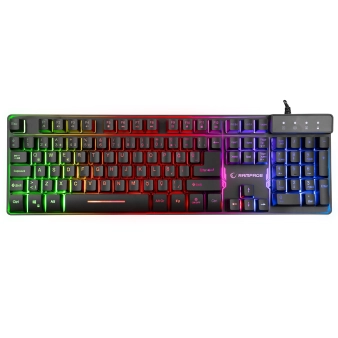 Gaming tastatura USB Rainbow Color Illuminated Q, Rampage Titan K9