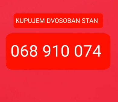 Kupujem dvosoban stan