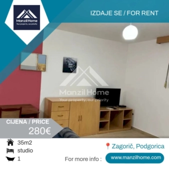 Studio apartman, 35m2, Zagorič, Izdavanje