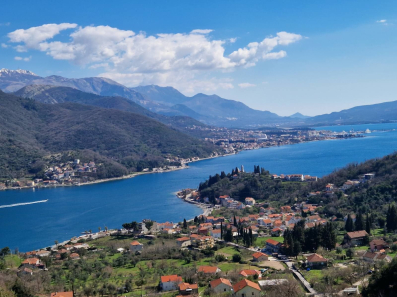 Urbanizovano zemljište sa pogledom na more, 1386 m², Kamenari, Herceg Novi