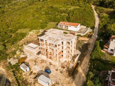 Jednosoban stan od 46m² u izgradnji sa pogledom na more, Herceg Novi, Baošići